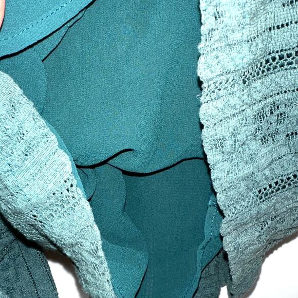 Moon River Lace Up Lace Romper Playsuit Size Small - Picture 6 of 15